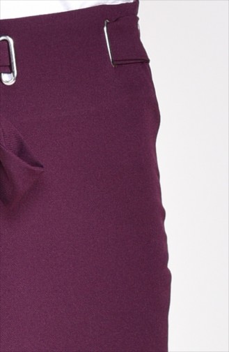 Pantalon Jupe a Ceinture 31247-03 Plum 31247-03