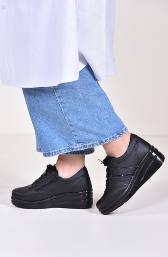 Women´s Sports Shoes 0101-04 Black Leather 0101-11