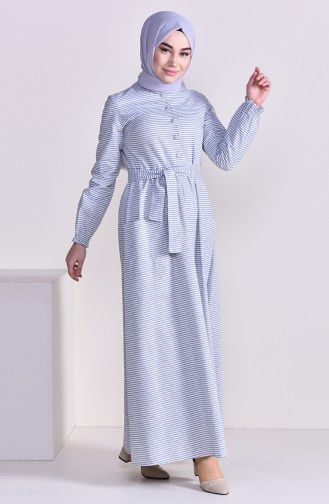 Robe Hijab Bleu Marine 1165-02