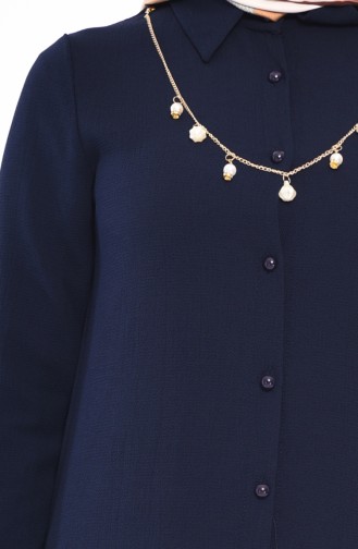 Necklace Tunic 4165-05 Navy 4165-05