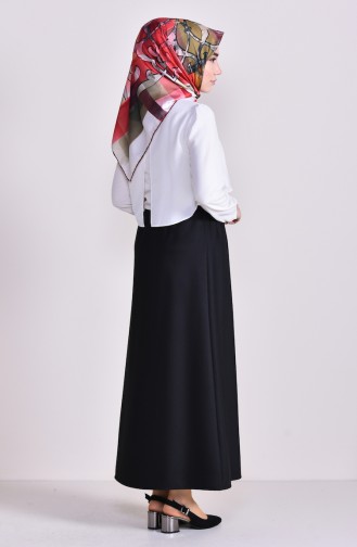 Plated Waist Skirt 1001J-01 Black 1001J-01