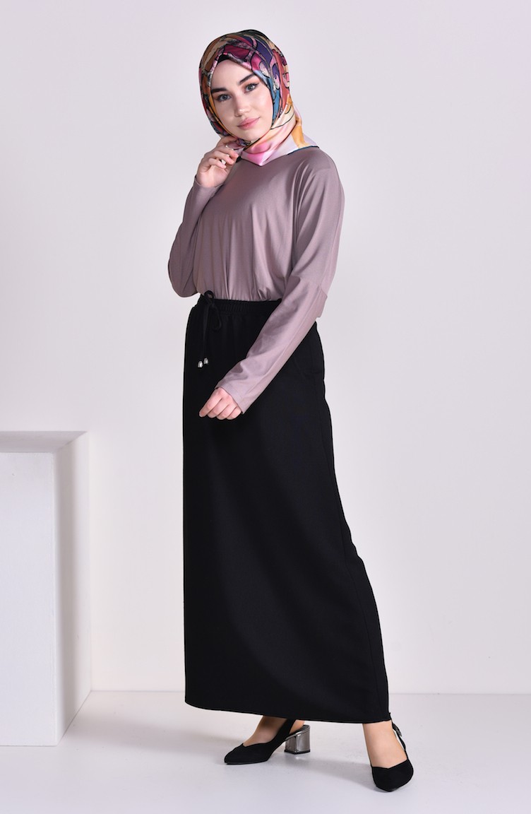 Black Skirt 1122-01 | Sefamerve 