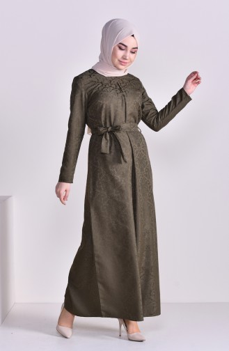 Robe Jacquard 6367-03 Khaki 6367-03