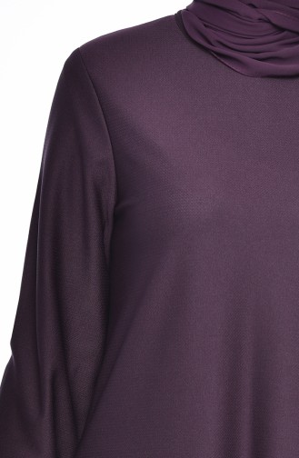 Purple Hijab Dress 4141-06
