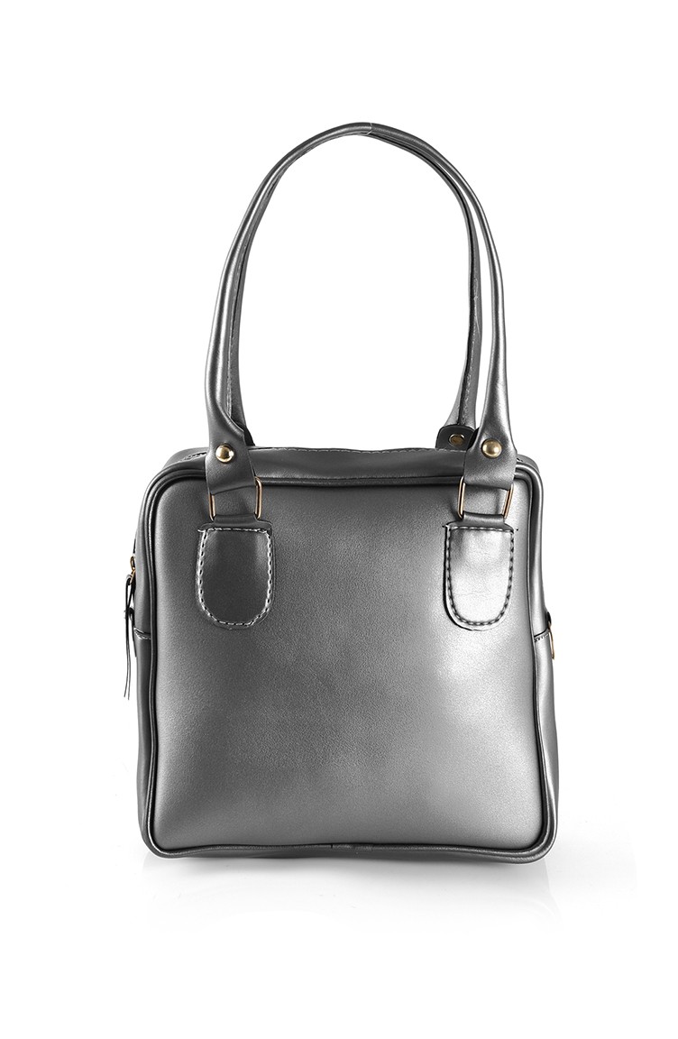 Silver Gray Shoulder Bag 10574GU Sefamerve
