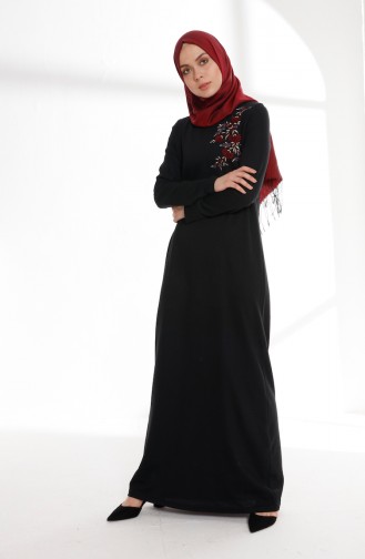 Robe Hijab Noir 5013-01