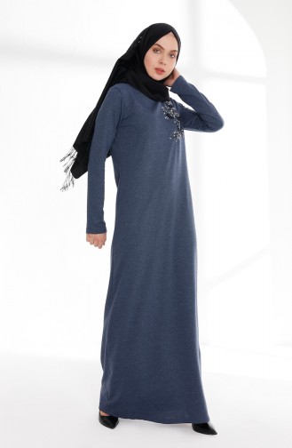 Indigo Hijab Kleider 5013-05