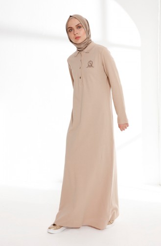 Robe Hijab Beige 5015-07