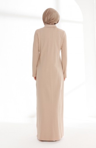 Polo Kragen Kleid  5043-05 Beige 5043-05