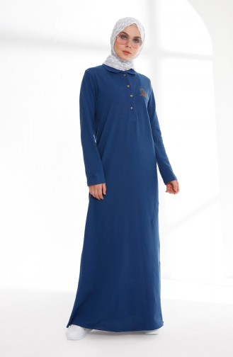 Polo Kragen Kleid  5043-03 Indigo 5043-03