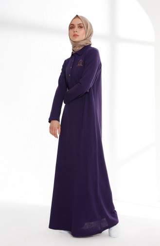 Purple İslamitische Jurk 5043-01
