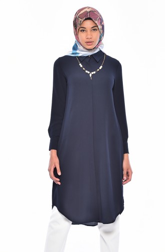 Necklace Tunic 4224-01 Navy 4224-01