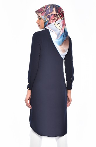 Navy Blue Tuniek 4224-01