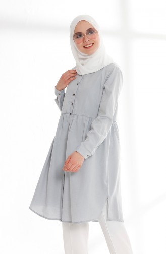 Tunique Taille Froncée 5000-12 Gris 5000-12