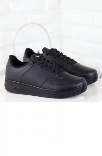 Bulldozer Chaussures Sport Pour Femme A192Ybul0013001 Noir Cuir 192YBUL0013001