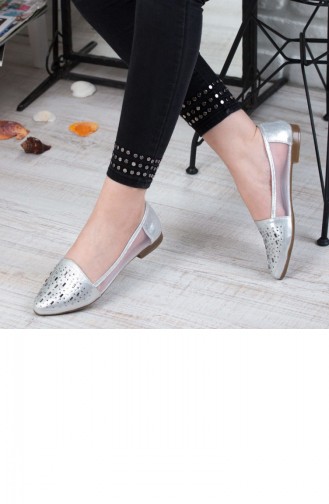 Silver Gray High-Heel Shoes 192YYMN0002718