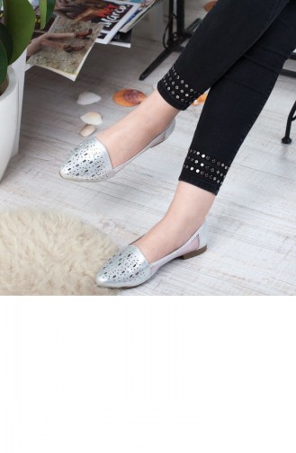 Silver Gray High-Heel Shoes 192YYMN0002718