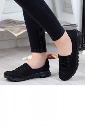 Kadın Günlük Ayakkabı A192Ytkn0001001 Siyah Tekstil
