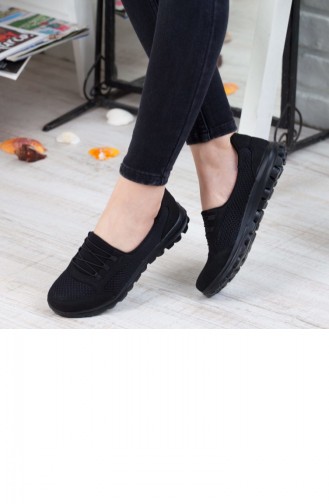 Kadın Günlük Ayakkabı A192Ytkn0001001 Siyah Tekstil