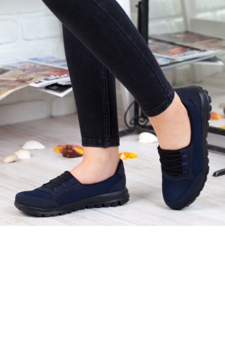Navy Blue Casual Shoes 192YTKN0001007