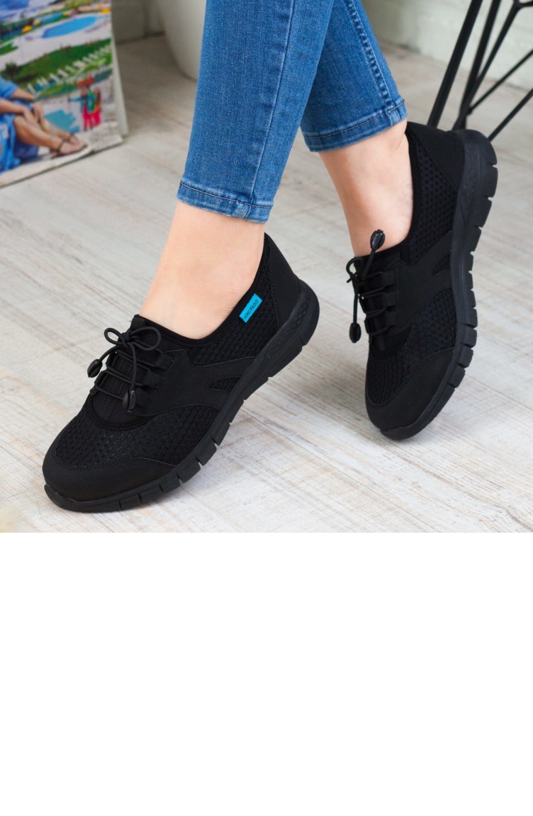 Black Casual Shoes 192YKNP0002001 Sefamerve