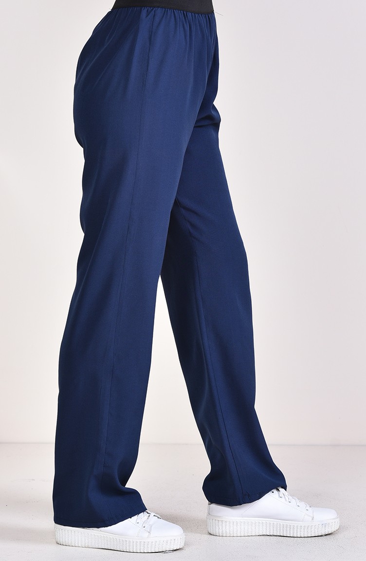 navy blue walking trousers