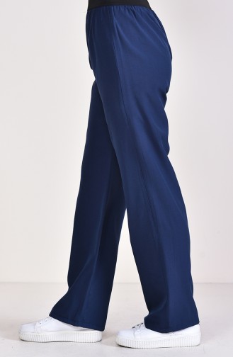 Viscose Walking Trousers 8302-09 Light Navy Blue 8302-09