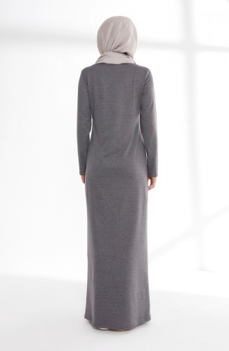 Minahill Necklace Dress 5005-03 Gray 5005-03