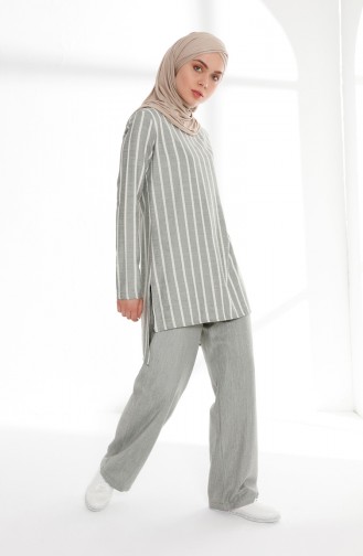 Minahill Cotton Tunic Pants Double Suit 5006-03 Khaki 5006-03