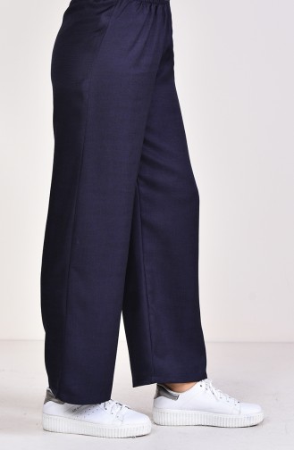 Pantalon Large élastique 2069-01 Bleu Marine 2069-01
