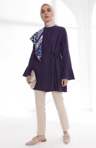 Flounce Wrap Tunic 9012-05 Purple 9012-05