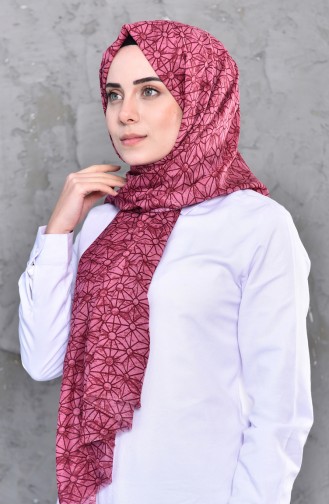 Sena Gemusterter Schal  390-106 Puder Rosa 390-106