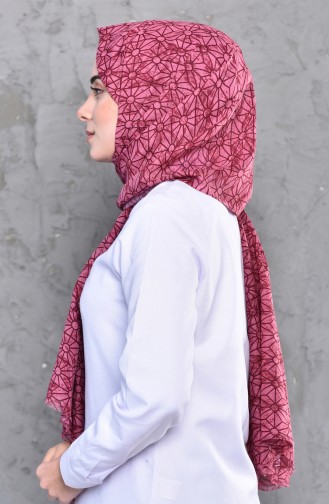 Sena Gemusterter Schal  390-106 Puder Rosa 390-106