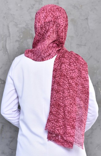 Sena Gemusterter Schal  390-106 Puder Rosa 390-106