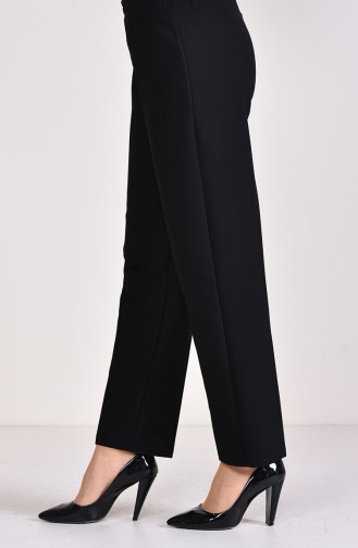 DURAN Elastic Waist Pants 2050-02 Black 2050-02