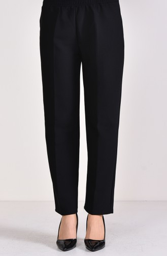 DURAN Elastic Waist Pants 2050-02 Black 2050-02