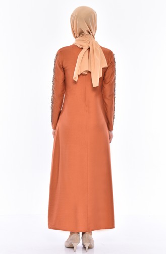 Robe Perlées 0171-01 Brique 0171-01