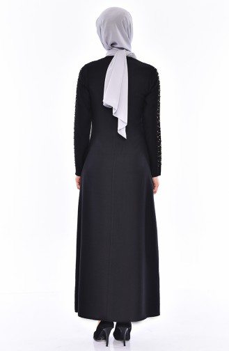 Robe Perlées 0192-03 Noir 0192-03