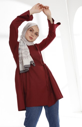 Flywheel wraped Tunic 9039-16  Claret Red 9039-16