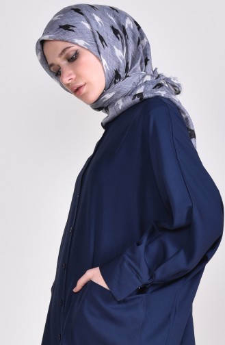 Viskon Cepli Salaş Tunik 8153-02 Lacivert