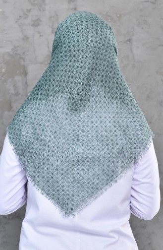 Patterned Flamed Scarf 2221-11 Light Green 2221-11