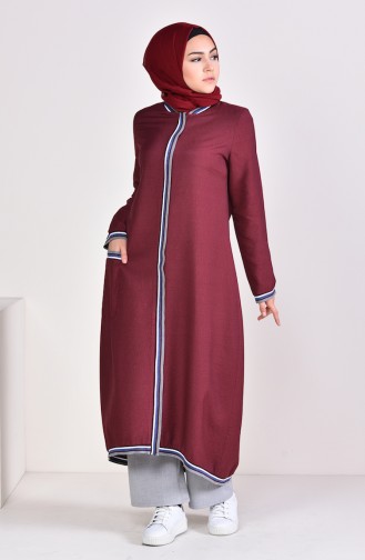 Fermuarlı Kap 35910-02 Bordo