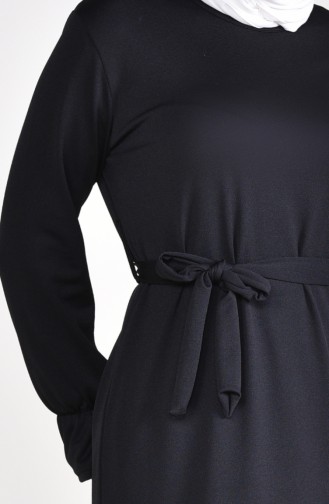 Black Hijab Dress 3072-05