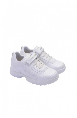 White Children`s Shoes 80181