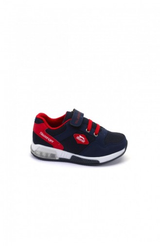 Slazenger Sport Kids Shoes Navy Blue Red 80291