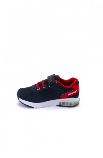 Slazenger Sport Kids Shoes Navy Blue Red 80291