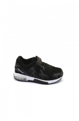 Slazenger Sport Kids Shoes Black Camouflage 80295