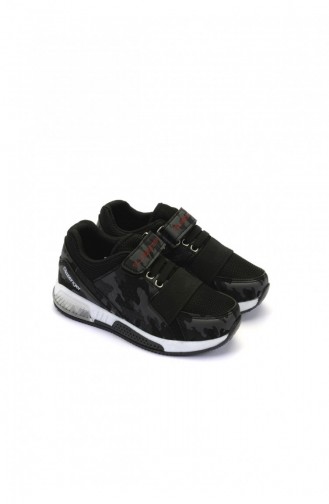 Slazenger Sport Kids Shoes Black Camouflage 80295