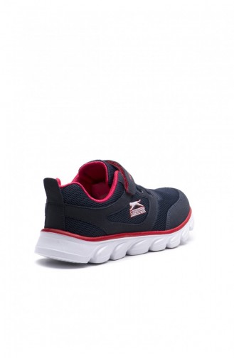 Slazenger Freeman Spor Çocuk Ayakkabı Lacivert Kırmızı