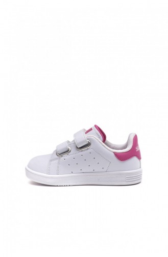 Slazenger Fuat Kind Tägliche Schuhe Weiss Pink 79959